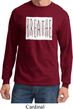 Mens Yoga Shirt Breathe Long Sleeve Tee T-Shirt