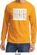Mens Yoga Shirt Breathe Long Sleeve Tee T-Shirt