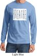 Mens Yoga Shirt Breathe Long Sleeve Tee T-Shirt