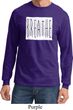 Mens Yoga Shirt Breathe Long Sleeve Tee T-Shirt