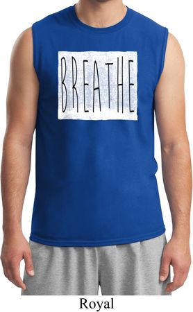 Mens Yoga Shirt Breathe Muscle Tee T-Shirt