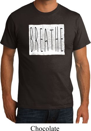 Mens Yoga Shirt Breathe Organic Tee T-Shirt
