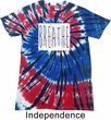Mens Yoga Shirt Breathe Patriotic Tie Dye Tee T-shirt