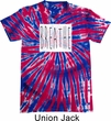Mens Yoga Shirt Breathe Patriotic Tie Dye Tee T-shirt
