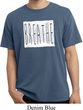 Mens Yoga Shirt Breathe Pigment Dyed Tee T-Shirt