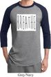 Mens Yoga Shirt Breathe Raglan Tee T-Shirt