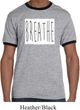 Mens Yoga Shirt Breathe Ringer Tee T-Shirt