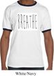 Mens Yoga Shirt Breathe Ringer Tee T-Shirt