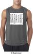 Mens Yoga Shirt Breathe Sleeveless Tee T-Shirt