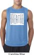 Mens Yoga Shirt Breathe Sleeveless Tee T-Shirt