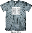 Mens Yoga Shirt Breathe Spider Tie Dye Tee T-shirt