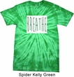 Mens Yoga Shirt Breathe Spider Tie Dye Tee T-shirt