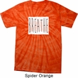 Mens Yoga Shirt Breathe Spider Tie Dye Tee T-shirt