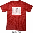 Mens Yoga Shirt Breathe Spider Tie Dye Tee T-shirt