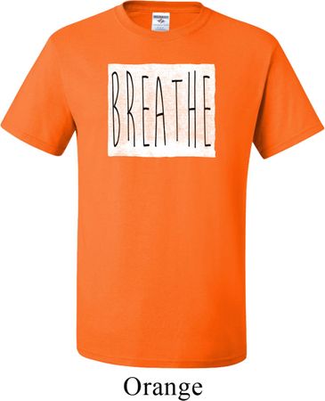 Mens Yoga Shirt Breathe Tall Tee T-Shirt