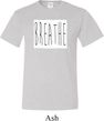 Mens Yoga Shirt Breathe Tall Tee T-Shirt