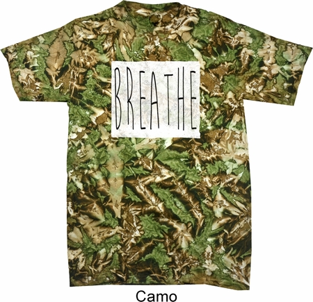 Mens Yoga Shirt Breathe Tie Dye Tee T-shirt