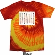 Mens Yoga Shirt Breathe Tie Dye Tee T-shirt