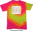 Mens Yoga Shirt Breathe Tie Dye Tee T-shirt