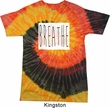 Mens Yoga Shirt Breathe Tie Dye Tee T-shirt