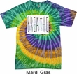 Mens Yoga Shirt Breathe Tie Dye Tee T-shirt