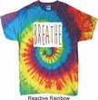 Mens Yoga Shirt Breathe Tie Dye Tee T-shirt