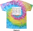Mens Yoga Shirt Breathe Tie Dye Tee T-shirt