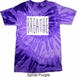 Mens Yoga Shirt Breathe Tie Dye Tee T-shirt