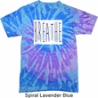 Mens Yoga Shirt Breathe Tie Dye Tee T-shirt