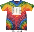 Mens Yoga Shirt Breathe Tie Dye Tee T-shirt