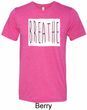 Mens Yoga Shirt Breathe Tri Blend Crewneck Shirt