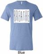 Mens Yoga Shirt Breathe Tri Blend Crewneck Shirt