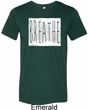 Mens Yoga Shirt Breathe Tri Blend Crewneck Shirt