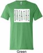 Mens Yoga Shirt Breathe Tri Blend Crewneck Shirt