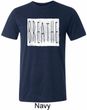 Mens Yoga Shirt Breathe Tri Blend Crewneck Shirt