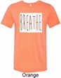 Mens Yoga Shirt Breathe Tri Blend Crewneck Shirt