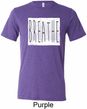 Mens Yoga Shirt Breathe Tri Blend Crewneck Shirt