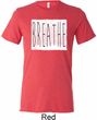 Mens Yoga Shirt Breathe Tri Blend Crewneck Shirt
