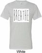 Mens Yoga Shirt Breathe Tri Blend Crewneck Shirt