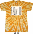 Mens Yoga Shirt Breathe Twist Tie Dye Tee T-shirt