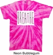 Mens Yoga Shirt Breathe Twist Tie Dye Tee T-shirt