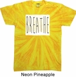 Mens Yoga Shirt Breathe Twist Tie Dye Tee T-shirt