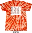 Mens Yoga Shirt Breathe Twist Tie Dye Tee T-shirt
