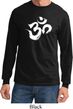 Mens Yoga Shirt Brushstroke Aum Long Sleeve Tee T-Shirt