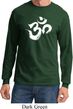 Mens Yoga Shirt Brushstroke Aum Long Sleeve Tee T-Shirt