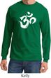 Mens Yoga Shirt Brushstroke Aum Long Sleeve Tee T-Shirt