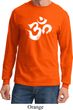 Mens Yoga Shirt Brushstroke Aum Long Sleeve Tee T-Shirt
