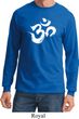 Mens Yoga Shirt Brushstroke Aum Long Sleeve Tee T-Shirt