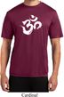 Mens Yoga Shirt Brushstroke Aum Moisture Wicking Tee T-Shirt