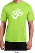 Mens Yoga Shirt Brushstroke Aum Moisture Wicking Tee T-Shirt